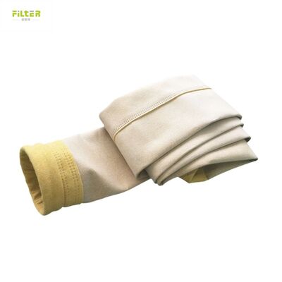Sacos de filtro de coletores de poeira duráveis Filtro de poliéster perfurado com fundo reforçado para aplicações industriais de coleta de poeira