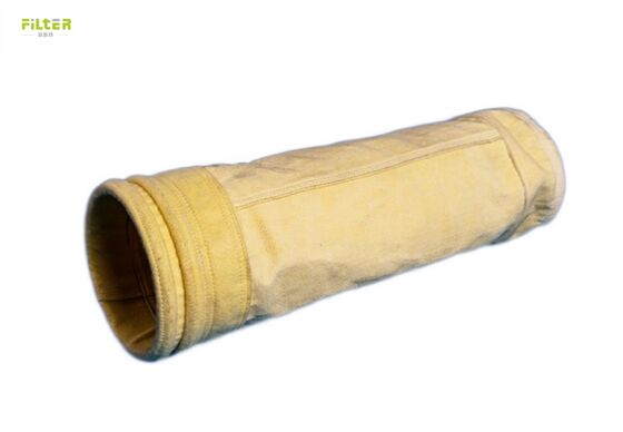 Sacos de filtro de coletores de poeira duráveis Filtro de poliéster perfurado com fundo reforçado para aplicações industriais de coleta de poeira