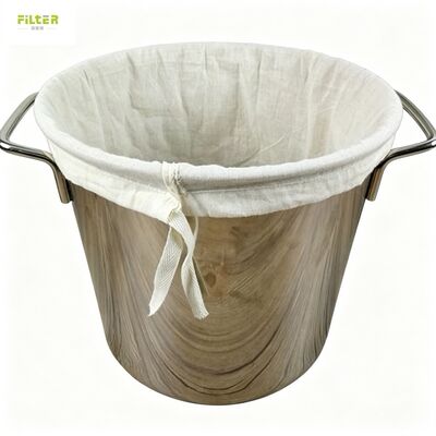 Sacos de Filtro de Nylon de Grau Alimentício, Saco Coador Reutilizável de Malha Fina para Leite de Soja, Leite de Noz