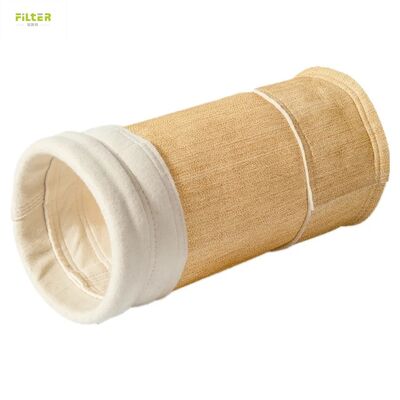 Saco de filtro de aramida Nomex PPS Poliéster PTFE de alta temperatura para a indústria química