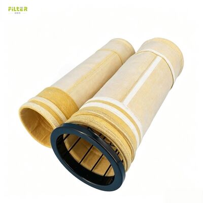 Saco de filtro de meta aramida resistente ao calor, saco de filtro de PTFE, saco de filtro de poliéster