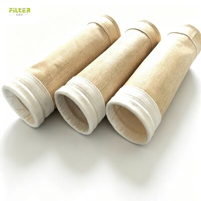 Bolsas de Filtro de Aramida e PPS e Fibra de Vidro com Resistência ao Calor para Coleta de Pó Industrial
