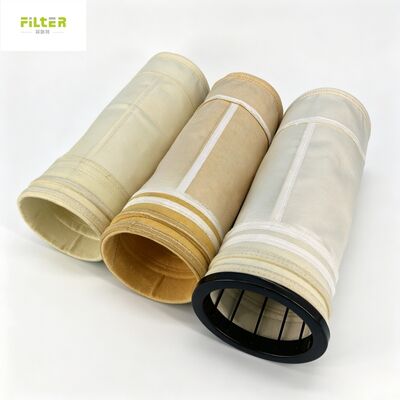 Bolsa de Filtro de Fibra de Vidro Resistente a Ácido para Filtragem de Gases de Combustão de Forno de Cimento