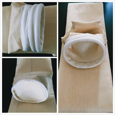 Asfalte sacos da filtragem da poeira de Baghouse Nomex da planta/saco de filtro do ar remoção de poeira