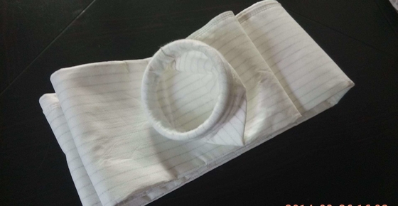 Saco de filtro antiestático do poliéster da eficiência elevada para a indústria de cimento