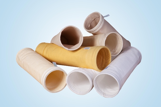 Sacos de filtro não tecidos 450GSM~550GSM do PPS de feltro da agulha para caldeiras a carvão