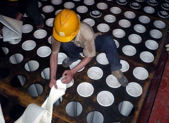 Sacos de filtro industriais do PPS Baghouse anti - alcaloide para a indústria de metal não ferrosa