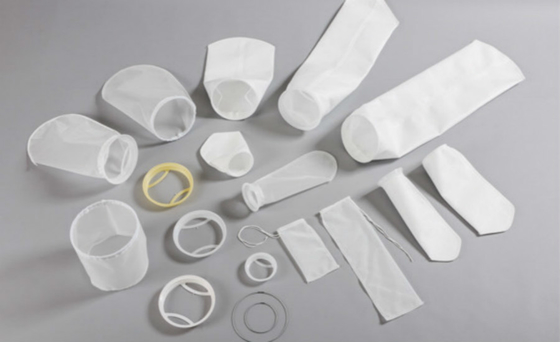 O saco de filtro líquido de nylon de 400 malhas personalizou o tamanho para a linha de costura da indústria de pinturas/derretimento