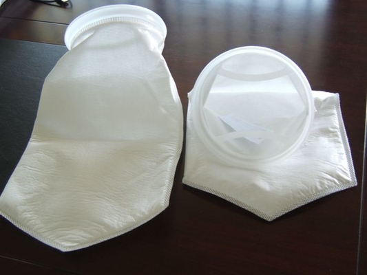 Indústria petroquímica 400 tamanho personalizado feltro da agulha do saco de filtro PTFE do mícron
