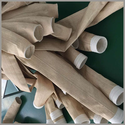 Nomex Saco de filtro de repelente de óleo e água para fábrica de aço / fábrica de cimento