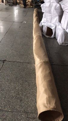 Saco de filtro de alta temperatura da poeira da fibra de vidro do impermeabilizante de Oil& da resistência