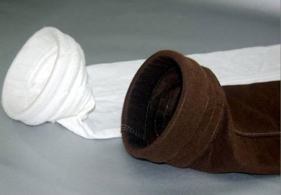 Sacos de filtro industriais água da tela do jato do pulso do PTFE de PTFE e prova de óleo Treament