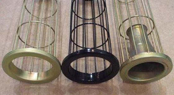 Aço carbono de aço inoxidável galvanizado silicone de Organo da gaiola do saco de filtro da coleção de poeira