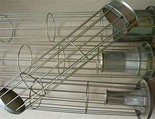 Aço carbono de aço inoxidável galvanizado silicone de Organo da gaiola do saco de filtro da coleção de poeira