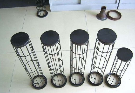 Castrar a gaiola de alta temperatura chapeada zinco do saco de filtro do silicone/a forma de apoio do costume gaiolas do saco