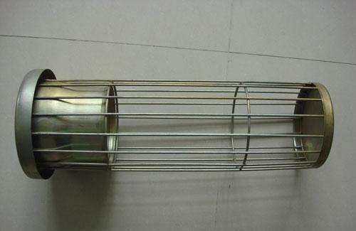 Superfície lisa galvanizada da gaiola de aço do saco de filtro para o coletor de poeira do ar