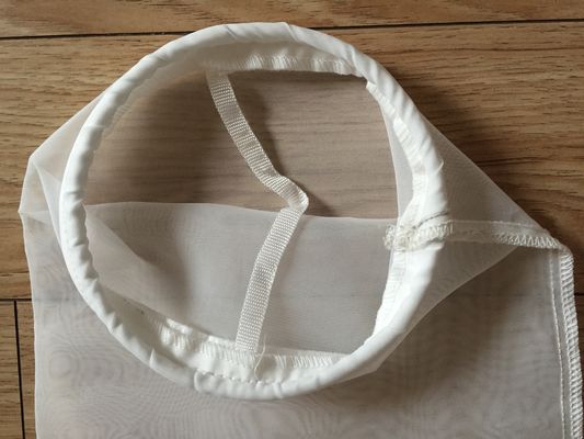 Malha de nylon limpeza fácil superior aberta da filtragem líquida do saco de filtro de 0,5 mícrons