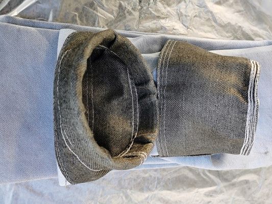 Saco de filtro de alta temperatura do óleo & do impermeabilizante da fibra de vidro para a planta do cimento