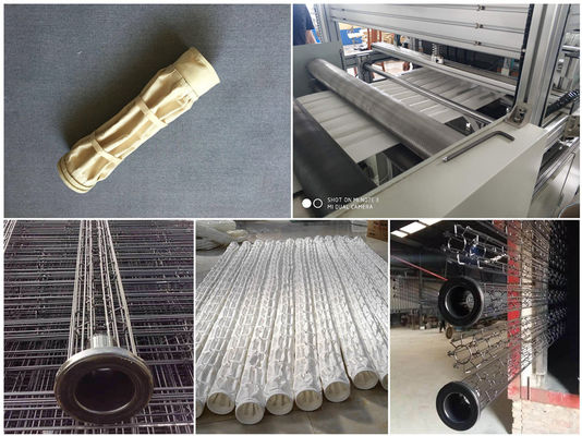 Poliéster do central elétrica/Aramid/sacos de filtro do coletor poeira do PPS/PTFE