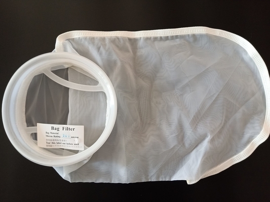 Do produto comestível da água saco 100% de filtro de nylon 300 mícrons com laço de suspensão