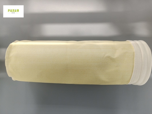 Alcaloide acrílico 550GSM do saco de filtro do coletor de poeira da indústria da fibra de vidro do poliéster anti