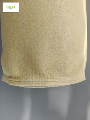 Alcaloide acrílico 550GSM do saco de filtro do coletor de poeira da indústria da fibra de vidro do poliéster anti