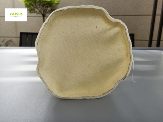 Anti calandragem acrílica da fibra de vidro de Nomex do saco de filtro do ar do alcaloide