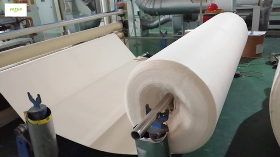 Pano de filtro 550GSM de feltro da agulha de Arcylic para abrasão industrial do filtro de saco a anti