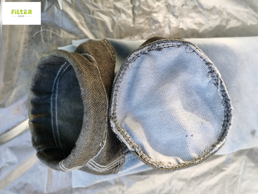 A planta de aço de alta temperatura sentiu a fibra de vidro do poliéster P84 dos sacos de filtro