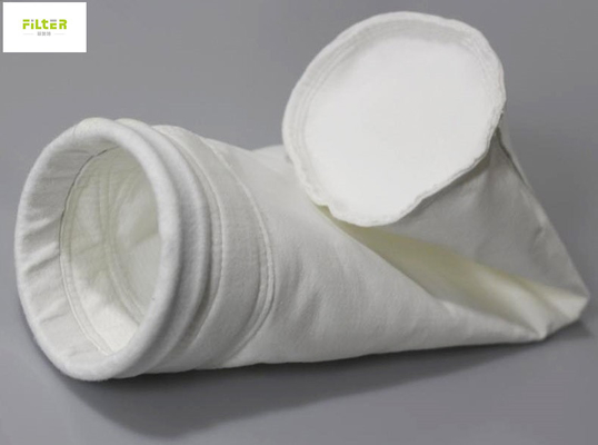 A agulha não tecida do poliéster perfurou o saco de filtro sentido para o coletor de poeira