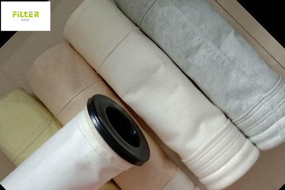 Sacos de filtro não tecidos do poliéster P84 para a planta de aço da planta do cimento da indústria