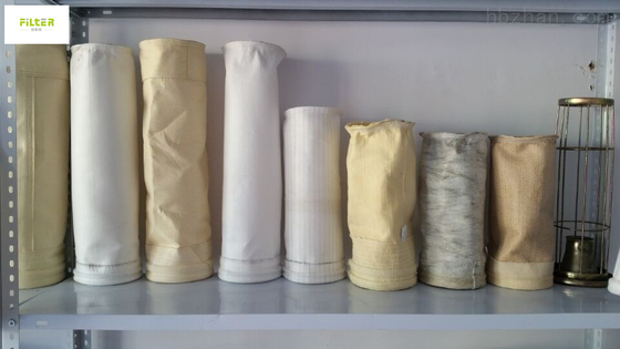 Sacos de filtro do PPS da fibra de vidro do cilindro para o coletor de poeira da indústria