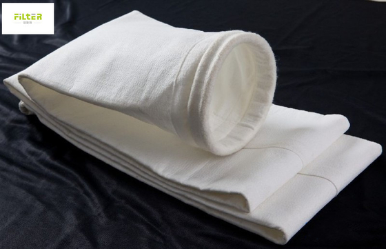 Membrana do saco de filtro PTFE do poliéster 550GSM para a planta de aço do poder do cimento