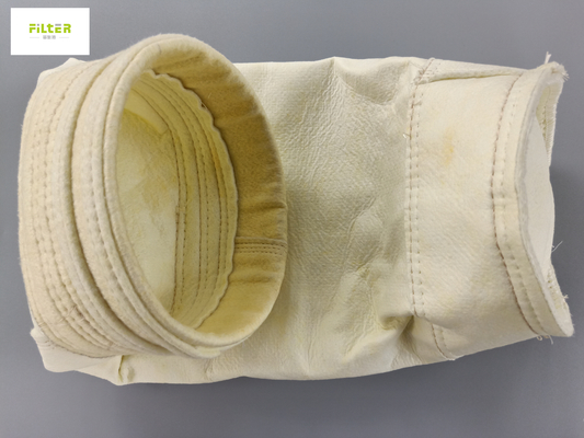 A planície tece o saco de filtro 746G/M2 revestido PTFE da fibra de vidro personalizou