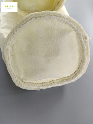 Saco de filtro de alta temperatura da fibra de vidro para a planta de aço da planta do cimento
