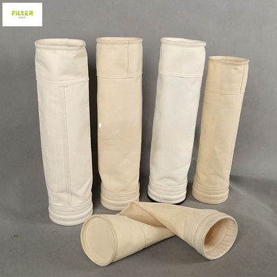 Sacos de filtro da fibra de vidro da membrana de 760GSM PTFE para o coletor de poeira da planta do cimento