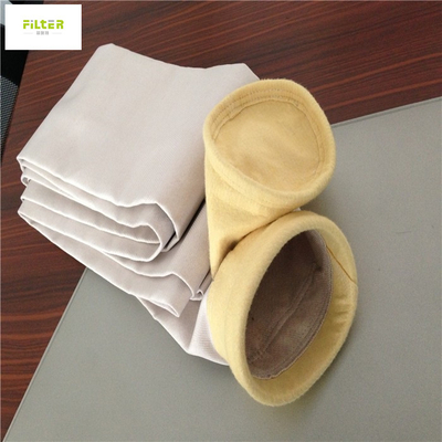 Sacos de filtro da fibra de vidro da membrana de PTFE para o coletor de poeira da planta de aço do cimento