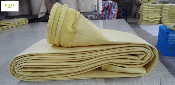 sacos de filtro da fibra de vidro de 2.5mm para o coletor de poeira da planta de aço do central elétrica
