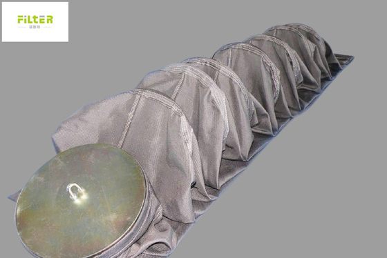 Resistente alcalino de alta temperatura do saco de filtro da fibra de vidro para Baghouse