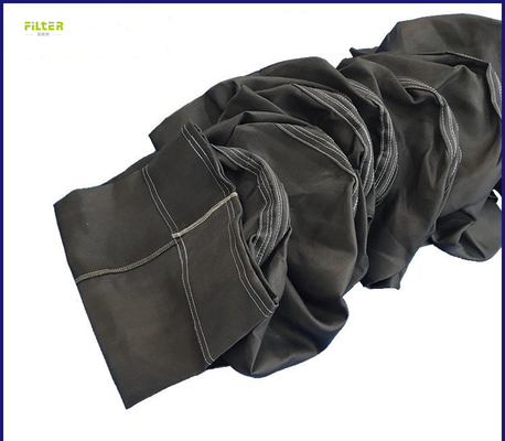 Saco de filtro preto da fibra de vidro para a resistência de corrosão da planta do cimento