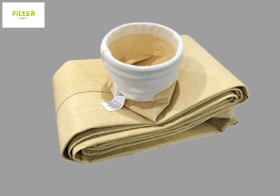 Saco de filtro de alta temperatura de 550GSM Aramid Nomex para o filtro da poeira