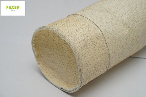 Saco de filtro 450-550g da poeira de Nomex Aramid PPS P84 PTFE para a indústria de cimento