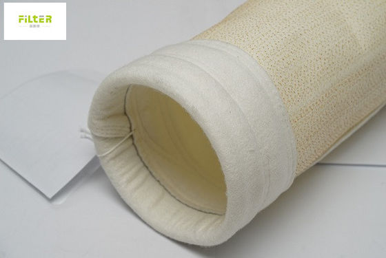 Saco de filtro 450-550g da poeira de Nomex Aramid PPS P84 PTFE para a indústria de cimento