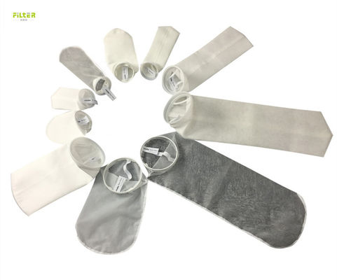 Saco de filtro líquido do PE de nylon com Plasic ou ANEL SS304