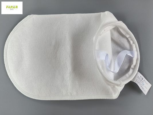 100 peúgas líquidas feitas sob encomenda do filtro dos PP do mícron com parte inferior da linha de costura