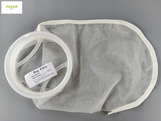 Filtragem de aço de 25 PP Ring Water Filter Bag For do mícron industrial