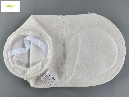 Saco de filtro líquido da linha de costura com SS304 mícron PP do anel 25